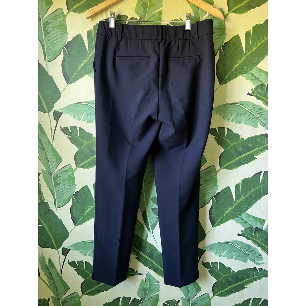 Talbots Hampshire Ankle Pant Trousers Womens 4 Petite Navy Blue - Picture 2 of 4